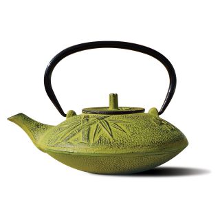 Old Dutch Moss Green Cast Iron Sakura Teapot   37 oz.   Teapots
