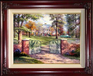 Graceland 50th Anniversary   Thomas Kinkade 18" x 24" Gallery Proof limited edition framed canvas artwork  