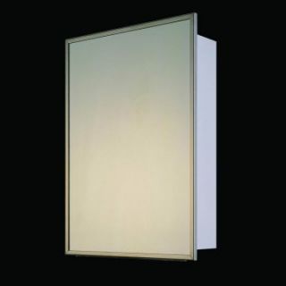 Ketcham 16W x 33.25H in. Deluxe Surface Mount Medicine Cabinet with Integral Light Fixture and Optional Light Strip   Surface Mount Medicine Cabinets