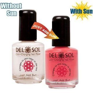 DEL SOL HOLIDAY COLOR CHANGING NAIL POLISH CANDY CANE LIMITED AVAILABILITY 