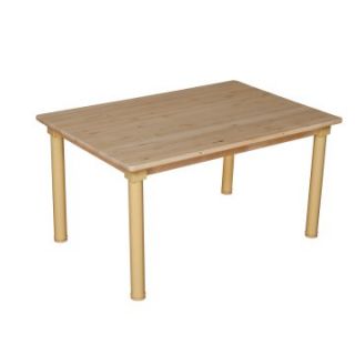 Wood Designs Rectangle 30 x 48 Adjustable Table   Activity Tables