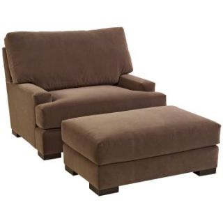 Rustan Accent Chair & Optional Ottoman   Upholstered Club Chairs