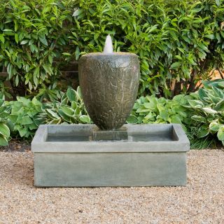 Campania International Longwood Arabesque Cast Stone Outdoor Fountain   Fountains