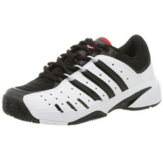 adidas Men's Tirand II Tennis Shoe, Runwht/Blk/Ltscar, 7 M Shoes