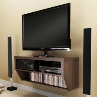 Prepac Series 9 Designer Collection 42 in. Wall Mounted AV Console   Espresso   TV Stands