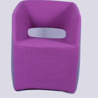 Control Brand Mendes Chair   Gray and Purple   Modern Living Room Seating