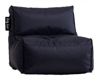 Big Joe Zip Modular Armless Chair   Stretch Limo Black   Bean Bags
