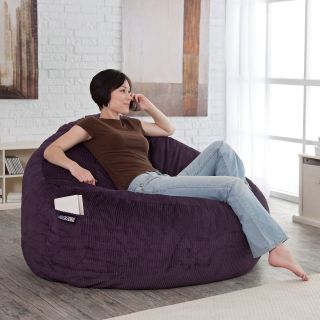 Elite Small Corduroy Bean Bag Sofa Sitsational Lounger   Bean Bags