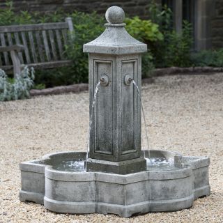 Campania International Provence Cast Stone Outdoor Fountain   Fountains