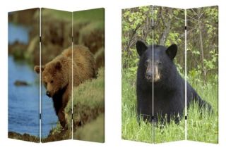 Screen Gems Bear Double Sided Room Divider   Room Dividers