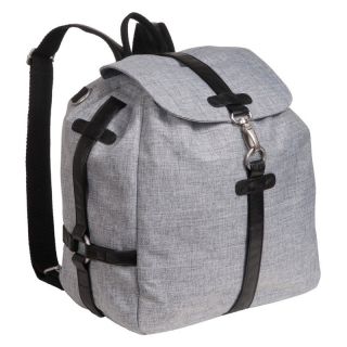 Lassig Green Label Backpack Diaper Bag   Black Melange   Designer Diaper Bags