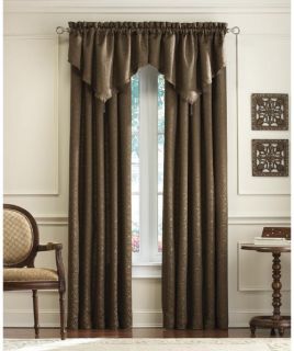 CHF Mercato Pole Top Curtain Panel Pair with Optional Valance   Curtains