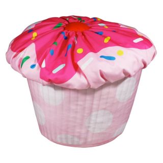Newco Kids Cupcake Bean Bag Pink   Bean Bags
