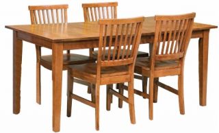 Home Styles Arts and Crafts 5 Piece Dining Set   Cottage Oak   Dining Table Sets