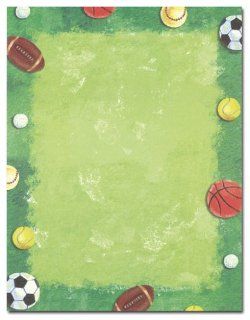 Sports Ball Laser & Inkjet Printer Paper   40 Pack  Cardstock Papers 