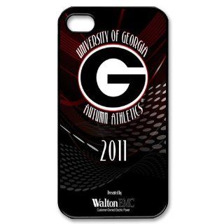 popularshow Ncaa Georgia Bulldogs logo Durable Plastic case for Apple Iphone 4 4S case Cell Phones & Accessories