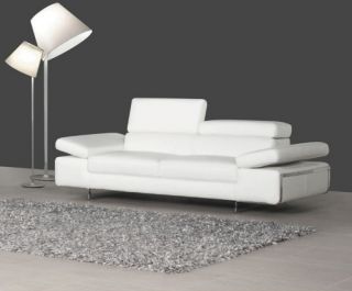 Bellini Modern Bocca Leather Sofa   Sofas