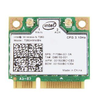 Intel Wireless N 7260 802.11bgn 2x2 2.4GHz Wi Fi + Bluetooth 4.0 802.11a/b/g/n Adapter Computers & Accessories