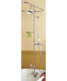 Sunrise Tubfill & Shower Combo Tub Wall Mount with Faucet & Hand Shower   3 3/8 Inch Centers   Shower Faucets