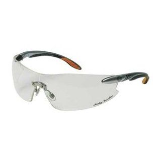 Harley Davidson HD803 Safety Glasses with Silver Tempels Frame and Clear Tint Hardcoat Lens    