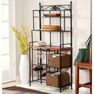Solano Bakers Rack with Baskets   Bakers Racks