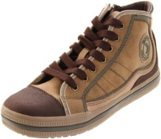 Geox Elvis 8 Hook and Loop Sneaker (Toddler/Little Kid/Big Kid),Light Brown/Beige,26 EU (9 M US Toddler) Shoes