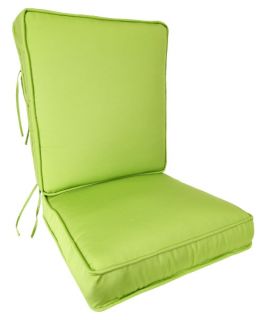 Jordan Manufacturing Deep Seating Solid Seat and Back Cushion   Outdoor Cushions