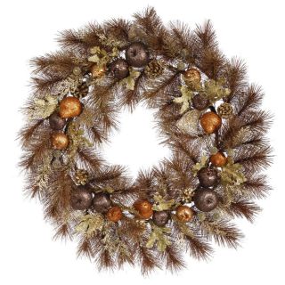 30 Inch Harvest Sparkle Wreath   Christmas Wreaths