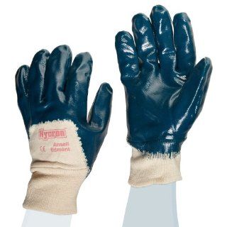 Ansell Hycron 27 600 Nitrile High Temperature Glove, Palm Coated on Jersey Liner, X Large (Pack of 12 Pairs) Work Gloves