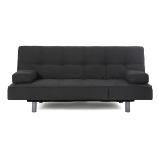 Core Ebony Fabric Convertible Sofa   Sofas