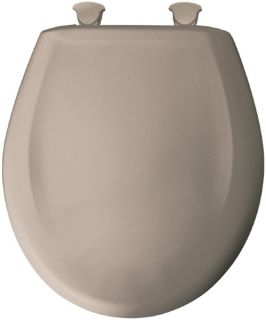 Bemis B200SLOWT068 Round Closed Front Slow Close Lift Off Toilet Seat in Fawn Beige   Toilet Seats