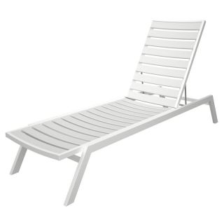 POLYWOOD® Euro Recycled Plastic Chaise Lounge   Commercial Patio Furniture