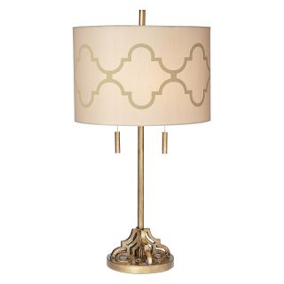 Pacific Coast Lighting Kathy Ireland Essentials Moroccan Silk Screen Table Lamp   Table Lamps
