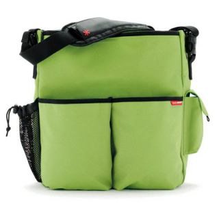 Skip Hop Duo Deluxe Edition Diaper Bag   Apple Green   Designer Diaper Bags
