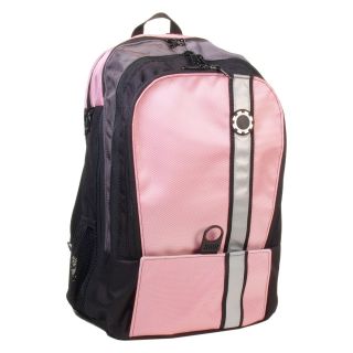 DaisyGear Backpack Diaper Bag   Pink Retro Stripe   Designer Diaper Bags