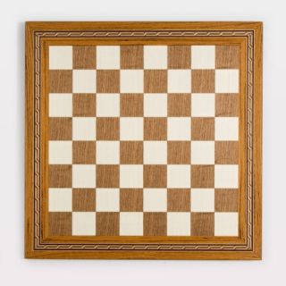 17.5 Inch Spanish Inlaid Mosaic Chess Board   Chess Boards