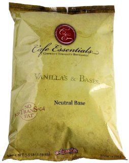 Cafe Essentials Naturals Neutral Base Beverage Mix Bags, 3.5 Pounds  Powdered Soft Drink Mixes  Grocery & Gourmet Food
