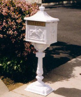 Victorian Mail Box (White Finish)   Mailboxes