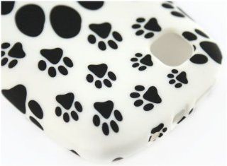 New Animal Paw Print Gel Skin Case / Cover for Nokia Asha 200 / 201 Cell Phones & Accessories