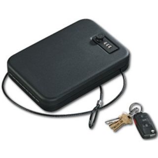 Stack On Portable Security Case with Combination Lock   Business and Home Safes