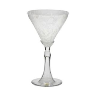 Bohemiarts Crystal White Martini Glass   Stemware