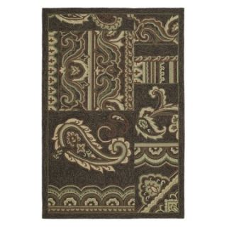 Kaleen Home and Porch Dutch Island 2022 40 Indoor/Outdoor Area Rug   Chocolate   Area Rugs