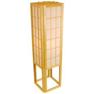Window Pane Shoji Lamp   45 Inch   Natural   Table Lamps