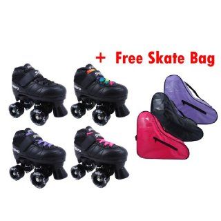 Epic Nitro Kids Beginner Quad Indoor/Outdoor Roller Skates with Epic Roller Skate Bag  Childrens Roller Skates  Sports & Outdoors