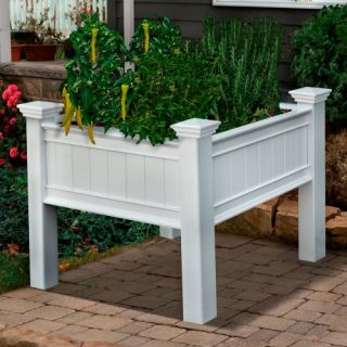 New England Arbors Mayfair 3 x 3 ft. Raised Planter   Raised Bed & Container Gardening