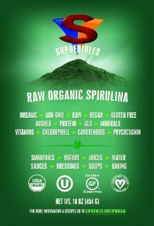 Raw Organic Spirulina 1 Pound Health & Personal Care