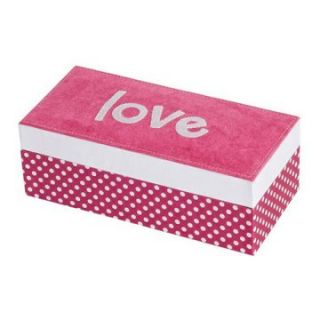 Mele Suzy Love Fashion Jewelry Box   Hot Pink   3W x 4H in.   Womens Jewelry Boxes