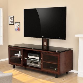 Z Line Merako Flat Panel 3 in 1 TV Mount System   Espresso   TV Stands