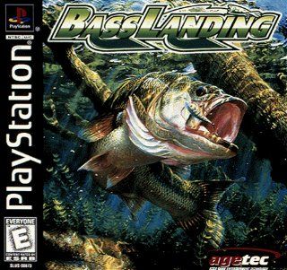 Sony Playstation Bass Landing Video Game With Fishing Controller Video Games
