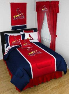 MLB St Louis Cardinals   5pc BED IN A BAG   Queen Size Bedding   Sports Fan Bed In A Bag